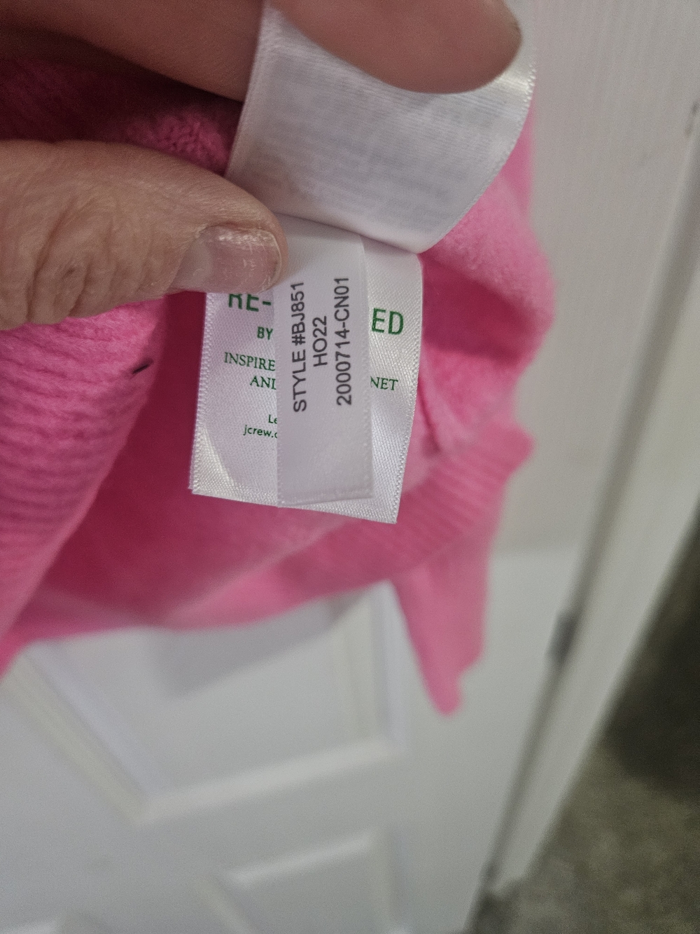 J. Crew Scoopneck Sweater in Bright Pink - Picture 4 of 5